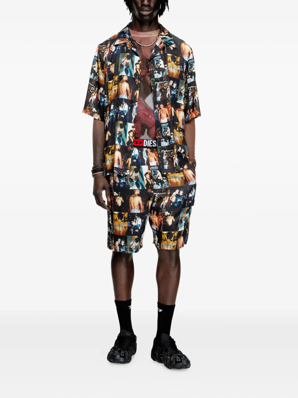 Diesel bermudas con estampado gráfico en colaboración con Tom of Finland Foundation | Bermudas | Image 2