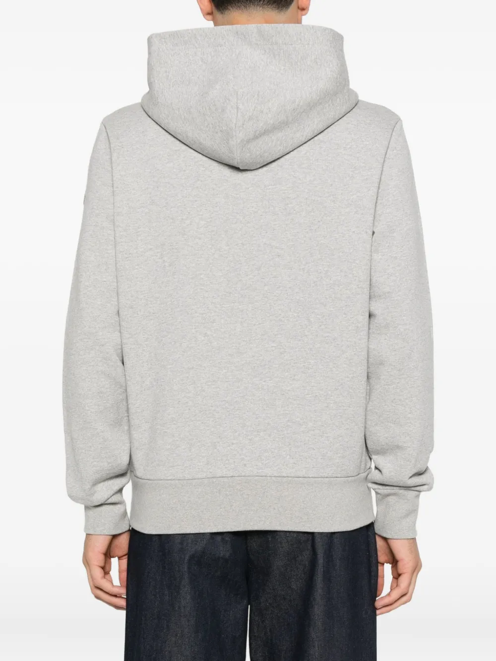 Moncler Hoodie met bergprint Grijs