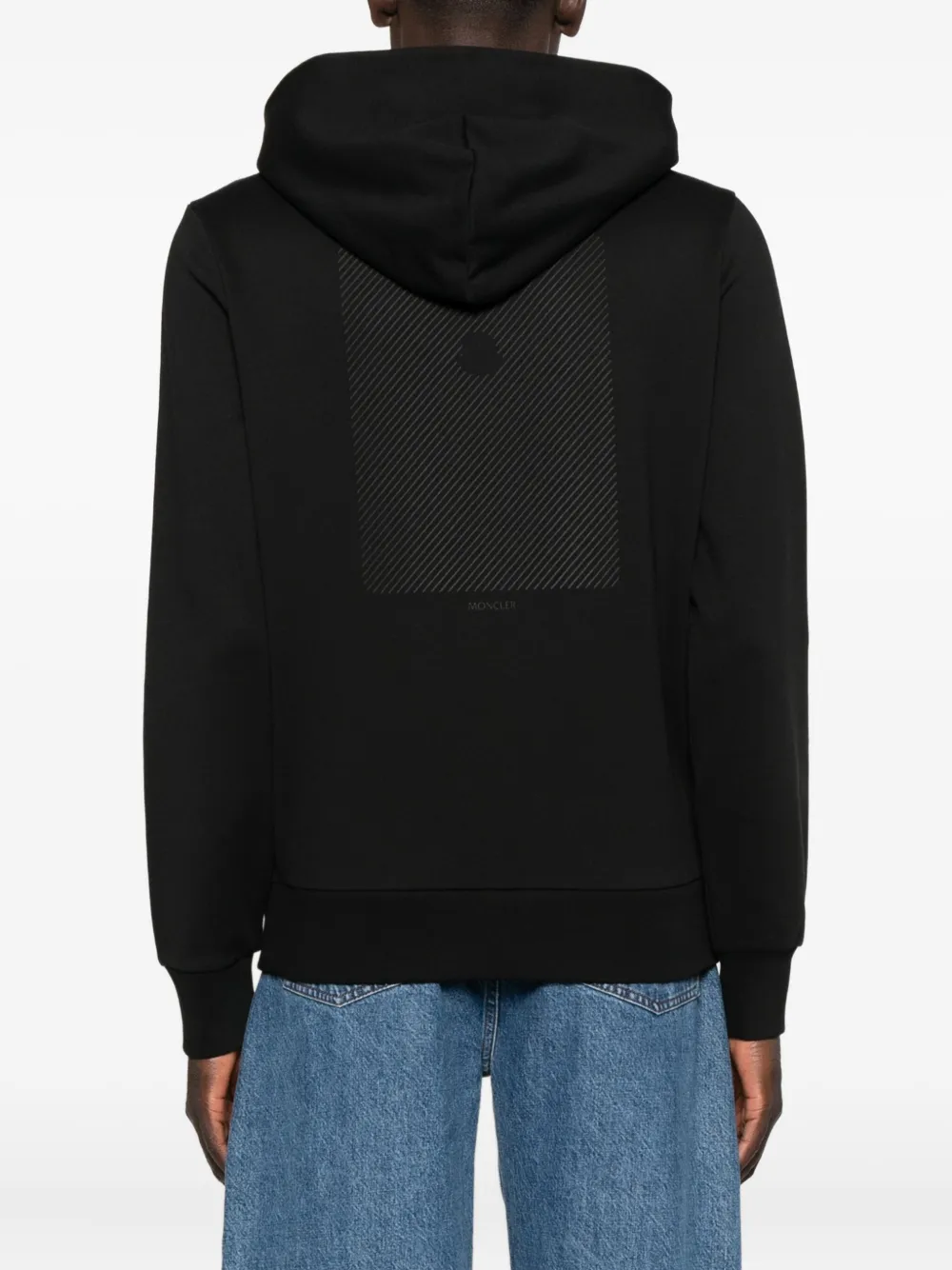 Moncler Katoenen hoodie Zwart
