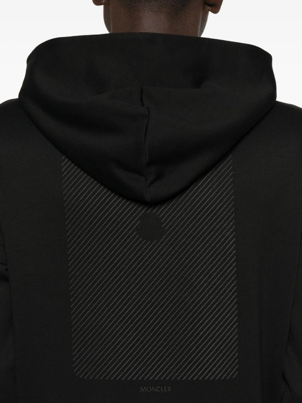 Moncler Katoenen hoodie Zwart