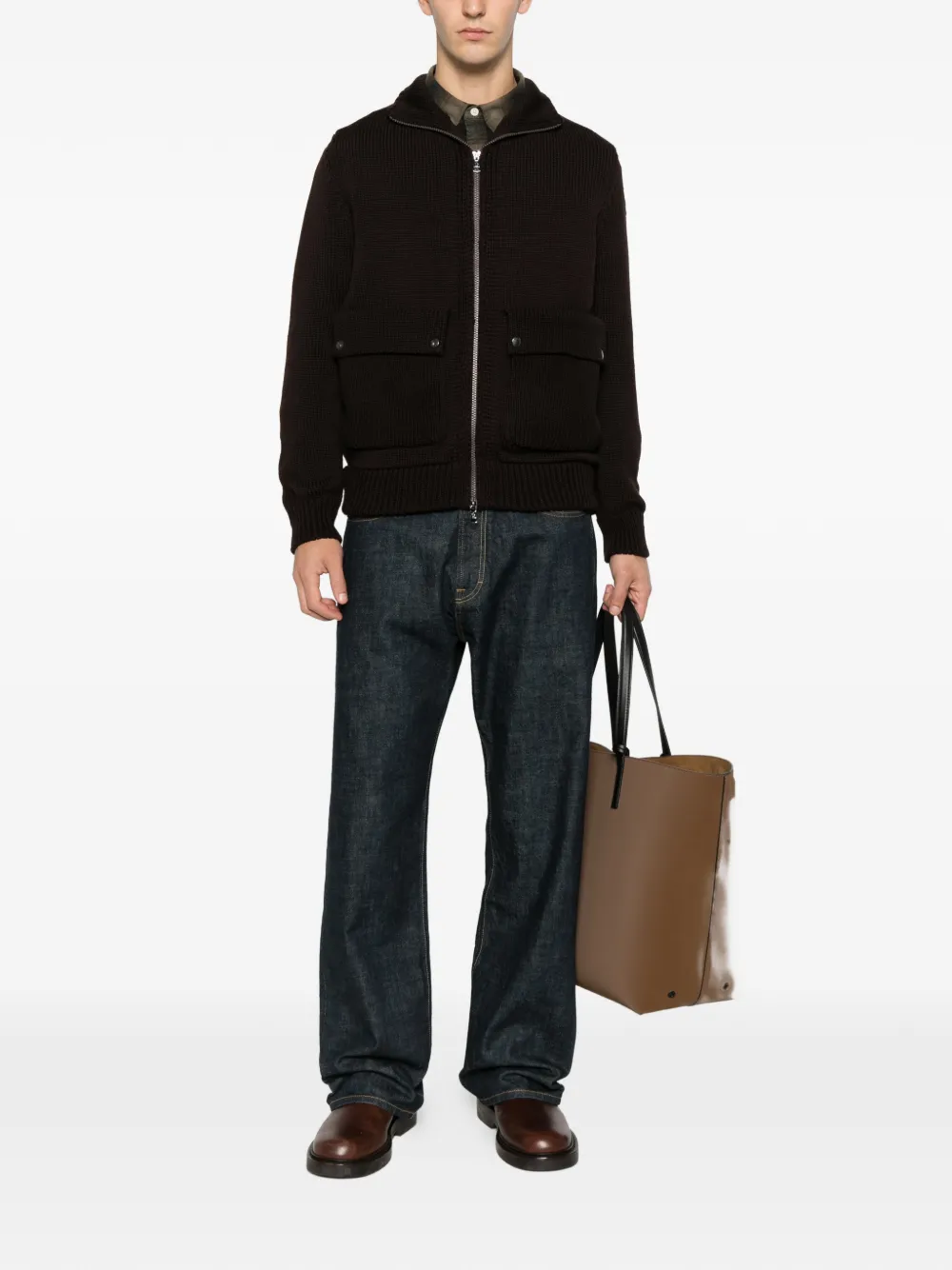 Moncler zip pocket cardigan | Cardigans | Image 2