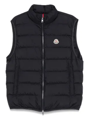 Moncler Bourget ベスト | ブルー | FARFETCH JP