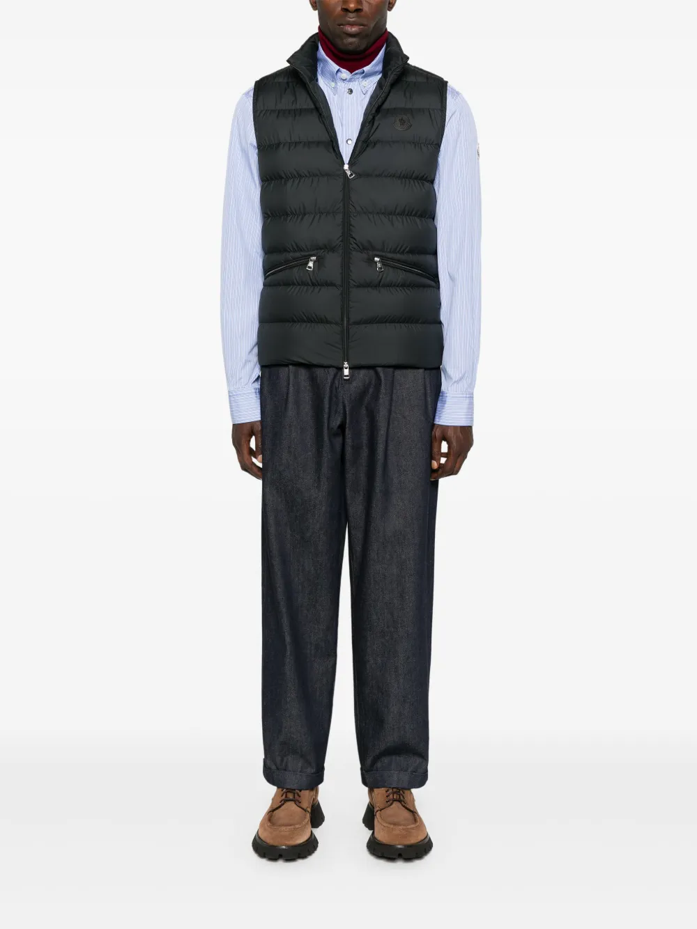 Moncler Bodywarmer Zwart