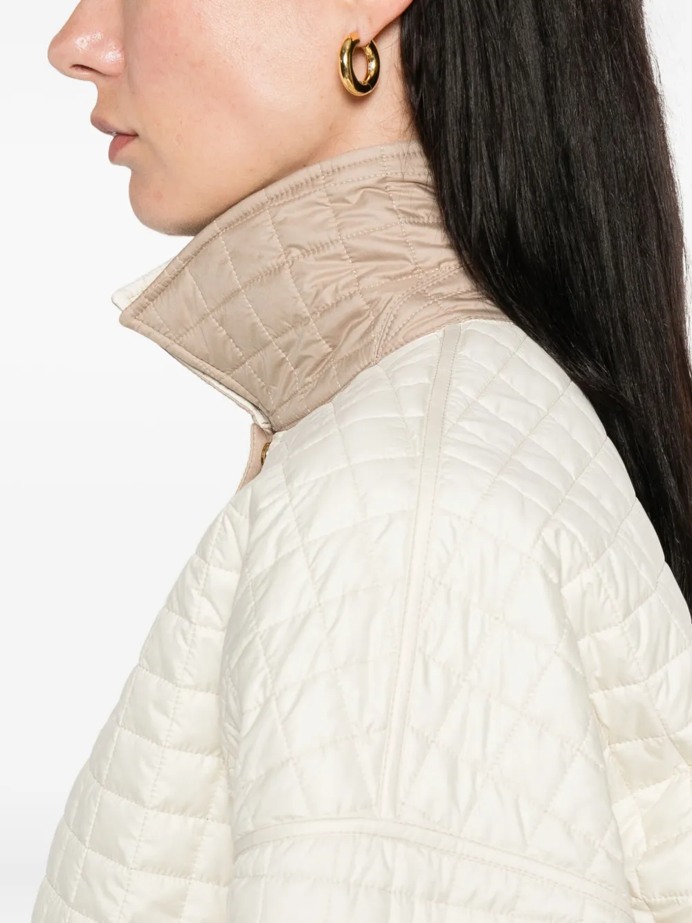 Moncler Omkeerbare gewatteerde blouse Beige