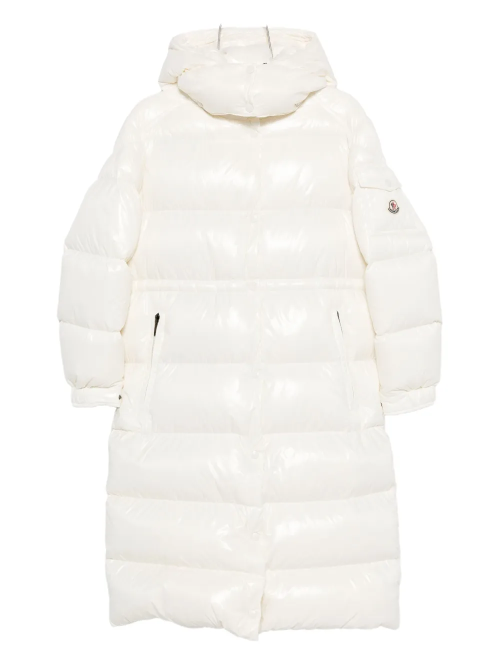 Moncler hooded quilted coat - Toni neutri