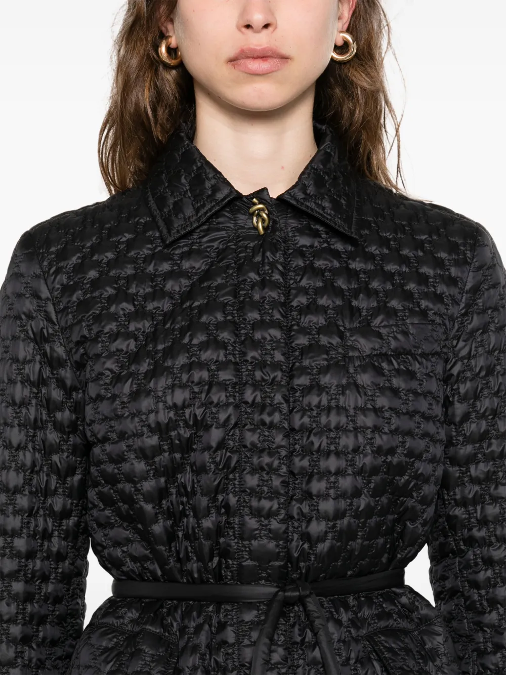 Moncler Raissac gewatteerde jas Zwart