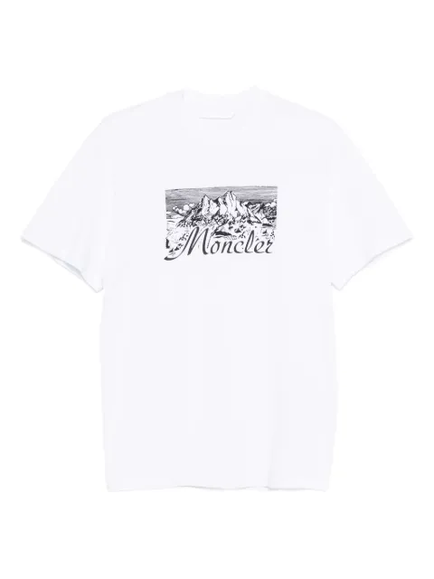 Moncler mountain-print T-shirt