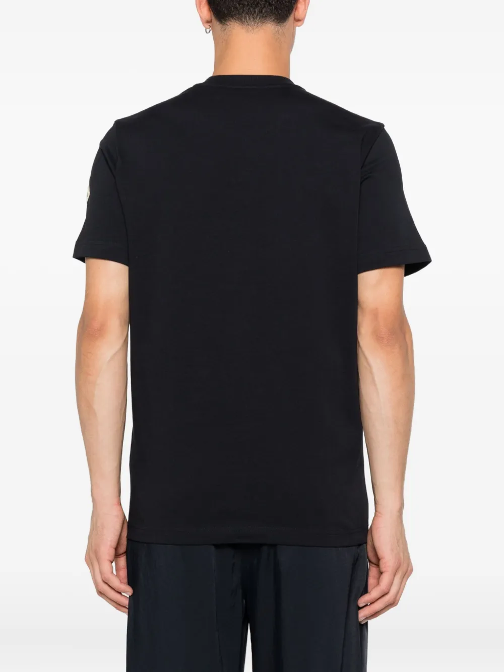 Moncler T-shirt met logopatch Blauw
