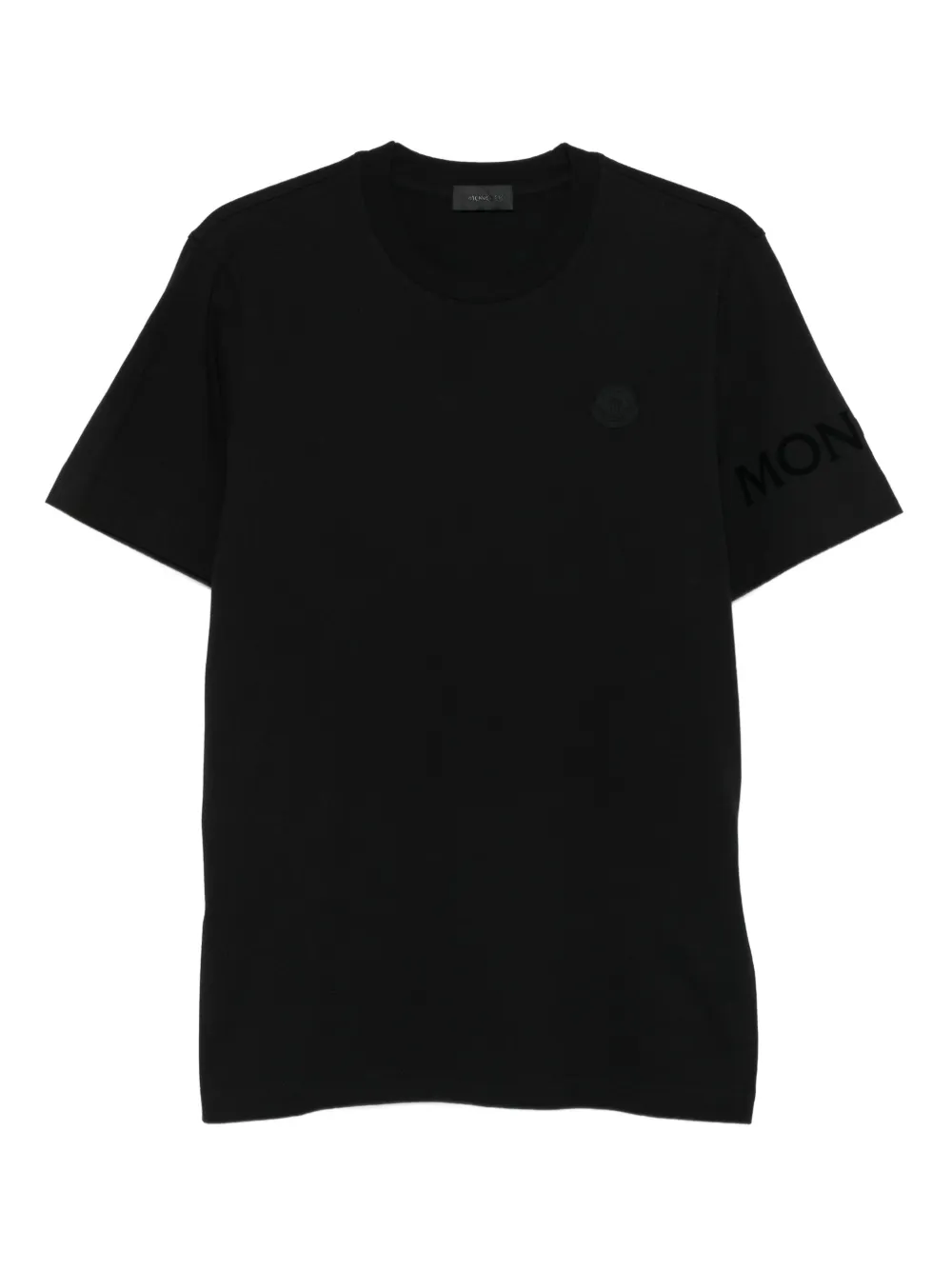 Moncler logo-print T-shirt Zwart