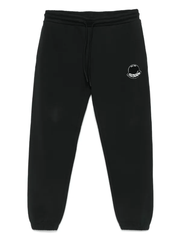 MONCLER ロゴ スウェット パンツ Moncler ロゴ スウェットパンツ | ブラック | FARFETCH JP