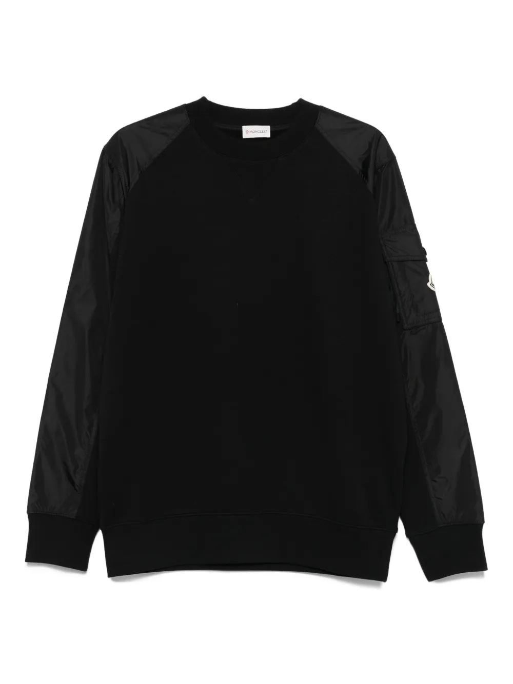 Moncler Sweater met ronde hals Zwart