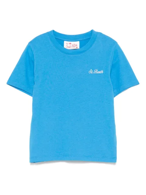 MC2 Saint Barth Kids logo-embroidered T-shirt