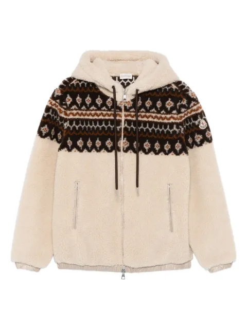 Moncler fair-isle hoodie