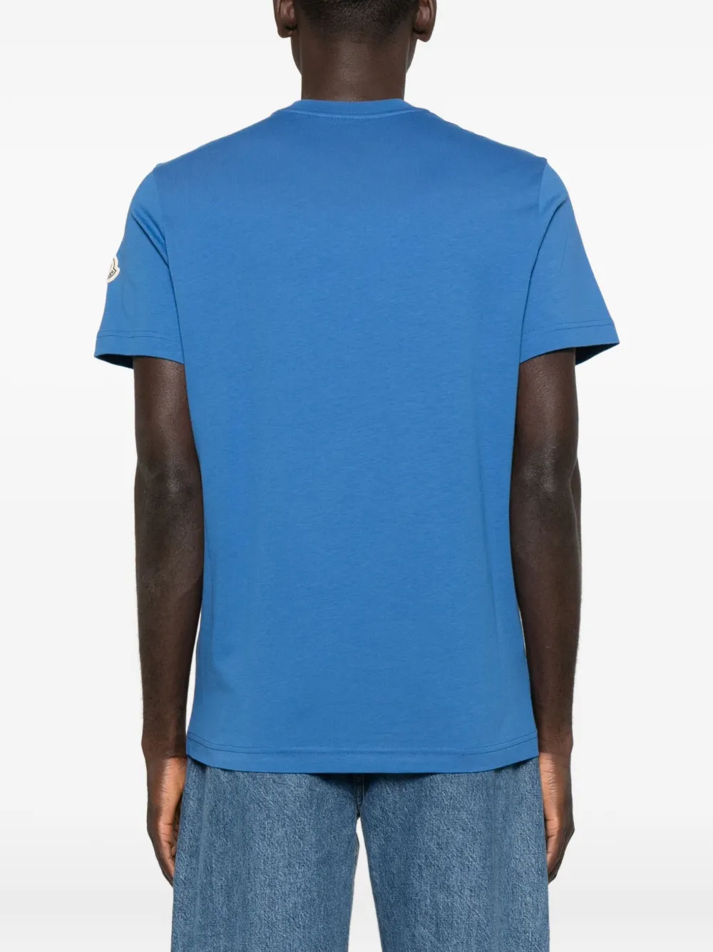 Moncler T-shirt met print Blauw
