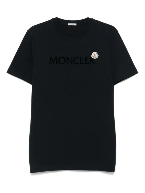 Moncler playera con aplique del logo