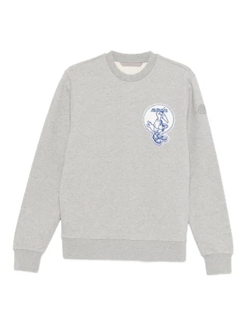Moncler sudadera con logo bordado