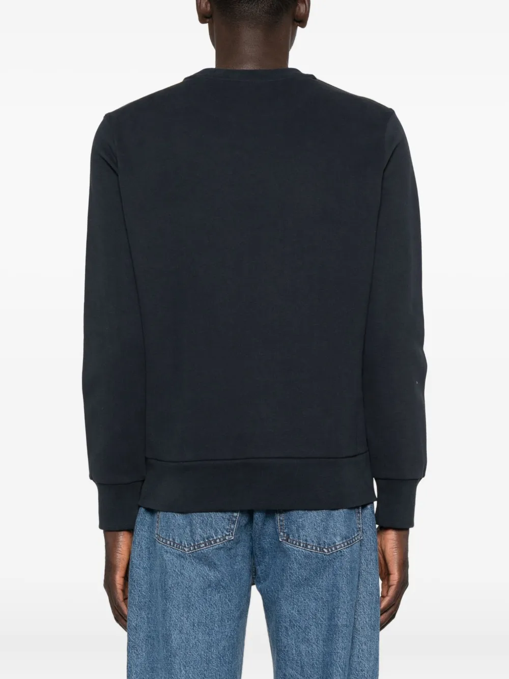 Moncler Logo-appliqué Sweatshirt In Blue