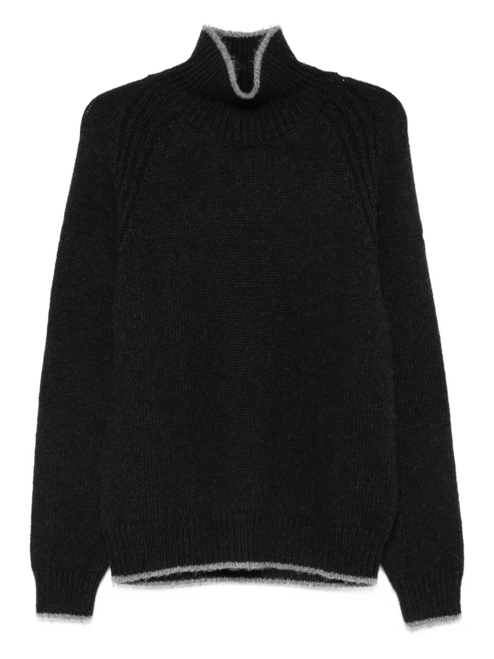 Moncler Geribbelde coltrui Zwart