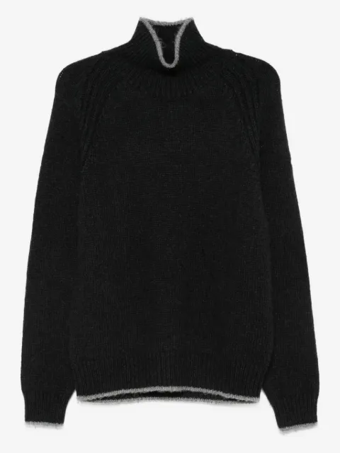 Moncler turtleneck ribbed sweater