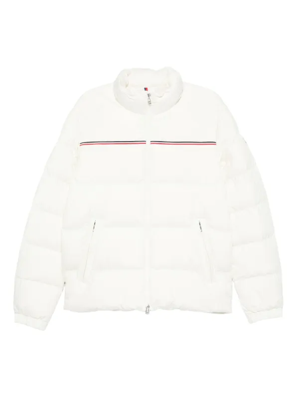 Moncler Jaqueta Matelassê Com Listras | Neutro | FARFETCH BR