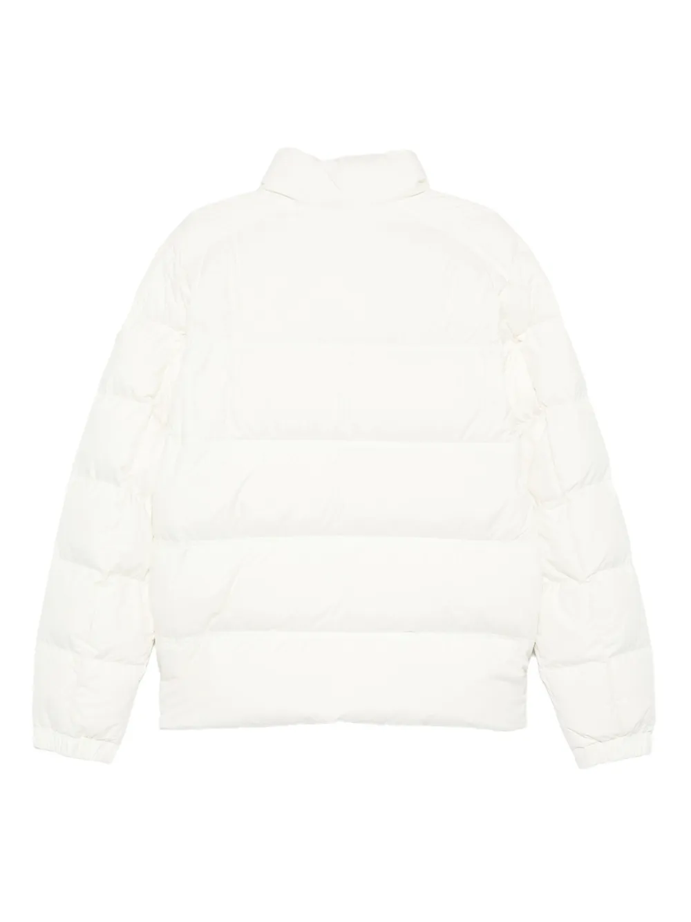 Moncler Gewatteerd jack met streepdetail Beige