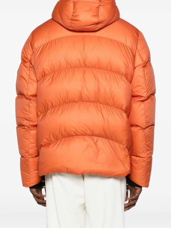 Moncler Fulcran Hooded Quilted Jacket | Orange | FARFETCH ZA