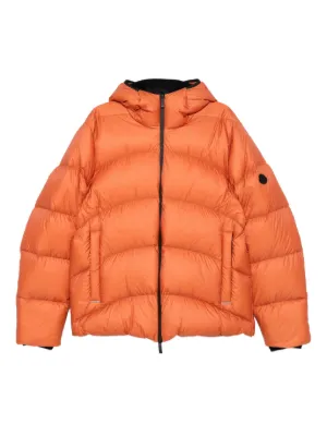 Moncler ジップアップ パデッドジャケット | オレンジ | FARFETCH JP