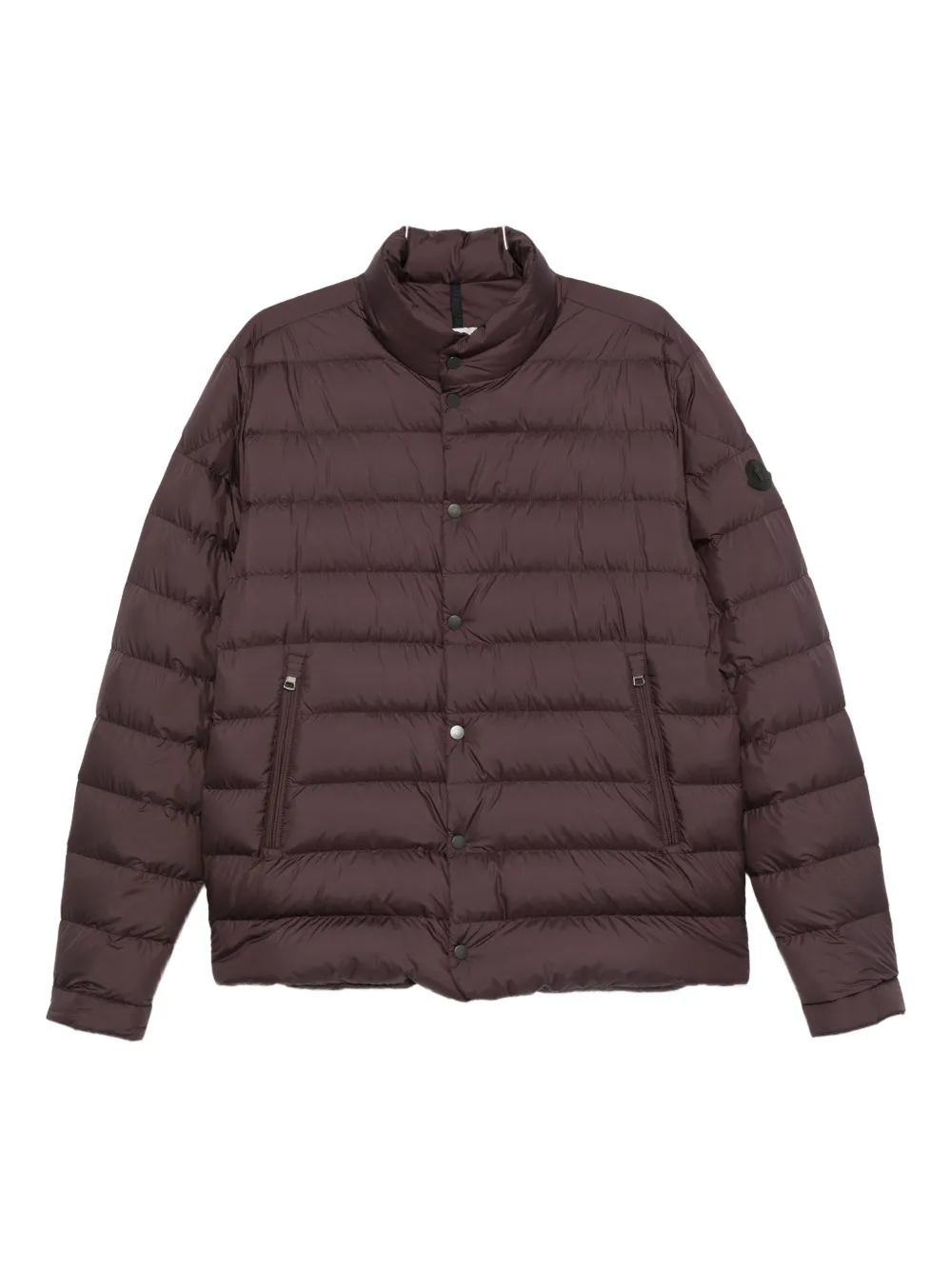 Moncler Doudoune Courte Lyco In Brown