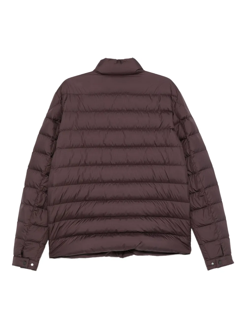Moncler Doudoune Courte Lyco In Brown
