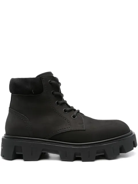 Moncler bottines à semelle contrastante