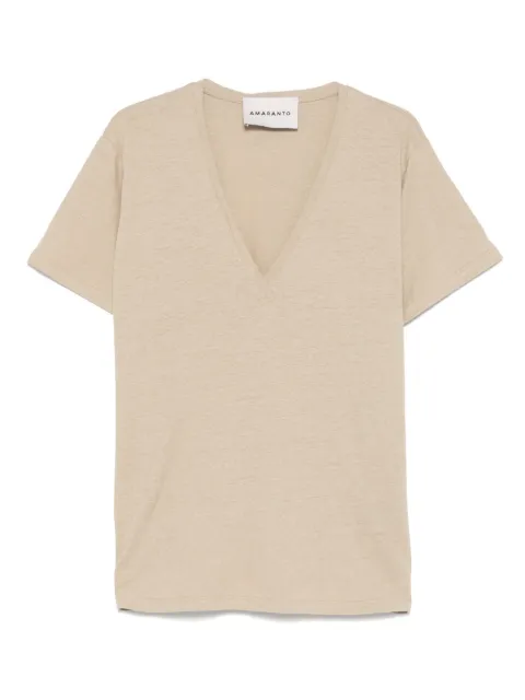 AMARÁNTO t-shirt i linneblandning