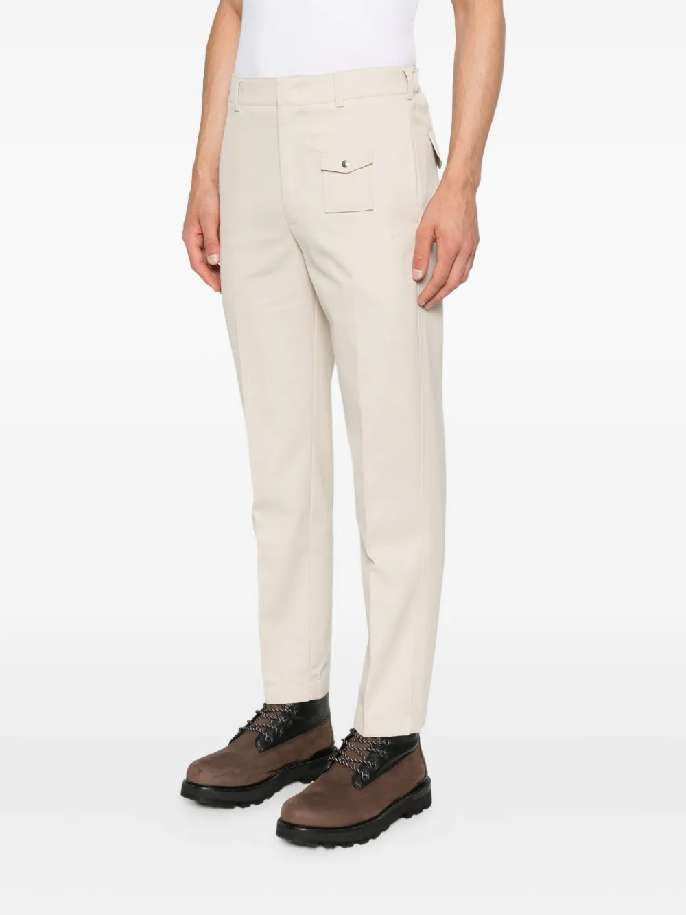 Moncler Broek met opgestikte zak Beige