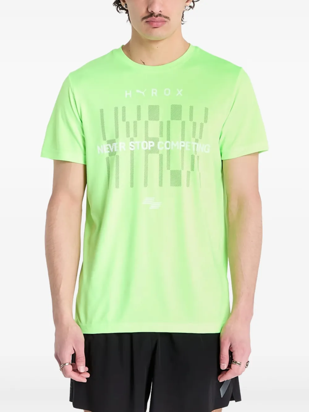PUMA x Hyrox Tad T-shirt | Green | Image 1