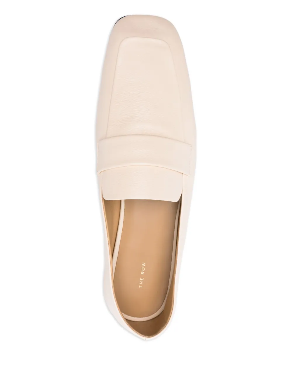 The Row square-toe loafers Neutrals