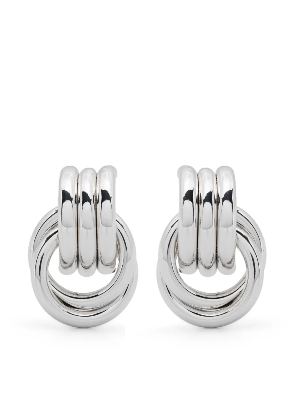 Heaven Mayhem aretes Mini-Knot | plateado | Image 1