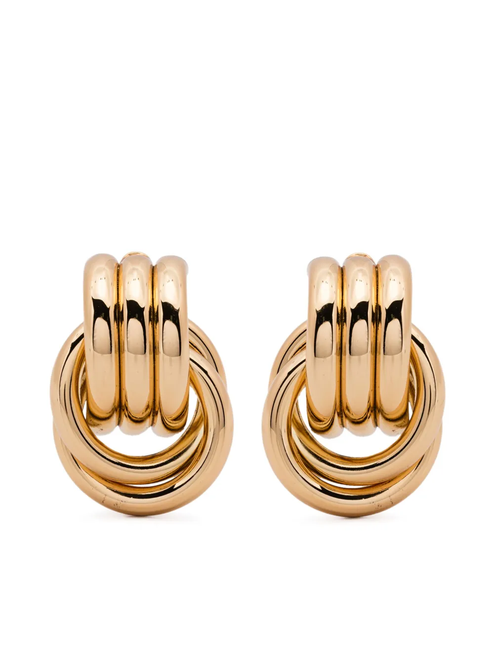 Heaven Mayhem aretes Double Knot | dorado | Image 1