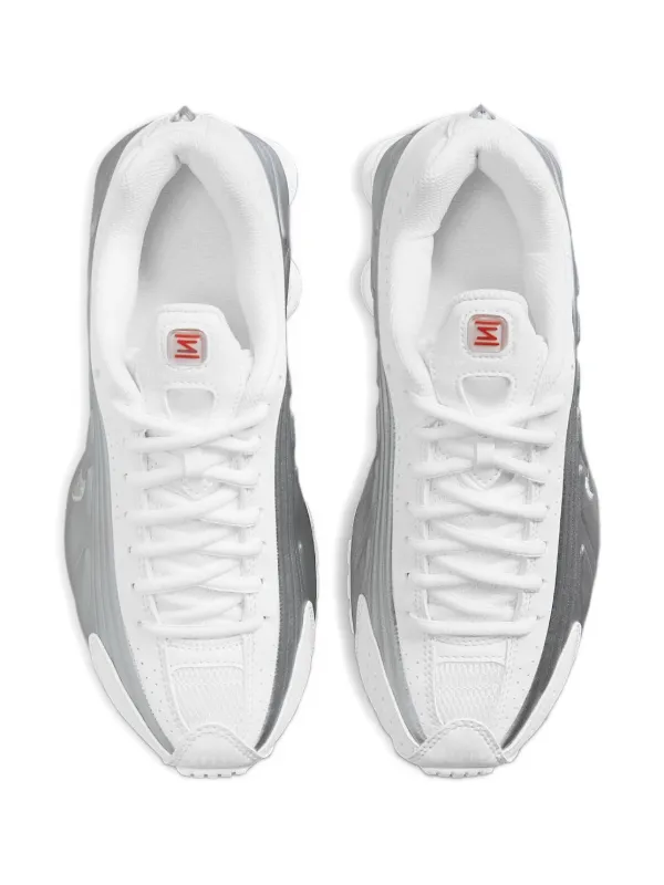 white nike shox kids