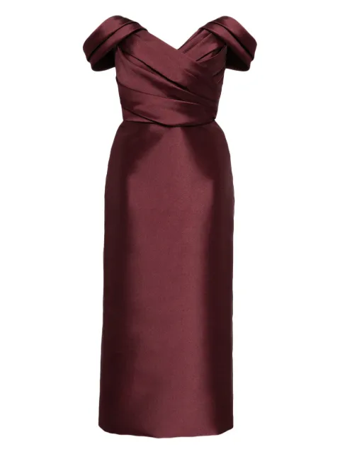 Amsale off-the-shoulder cocktail dress