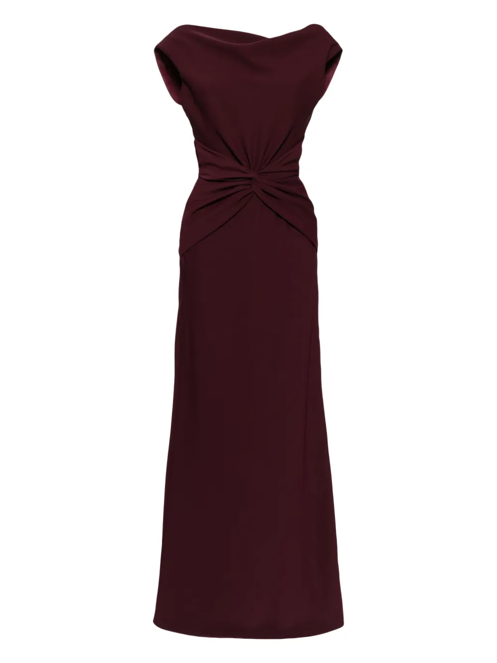 Amsale twist crepe dress | Red | Image 1