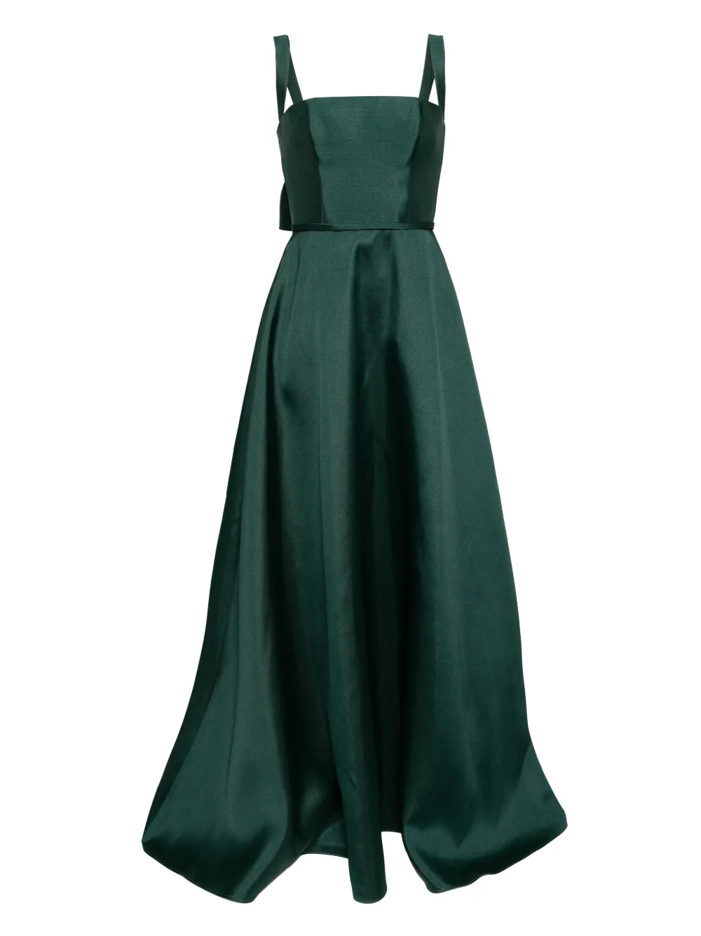 square-neck gown