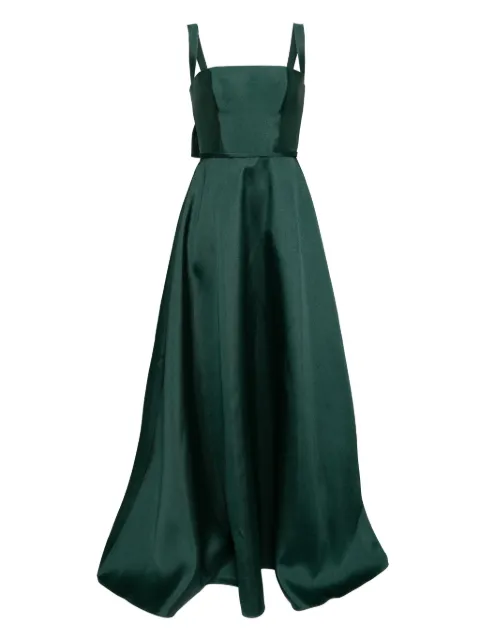 Amsale square-neck gown