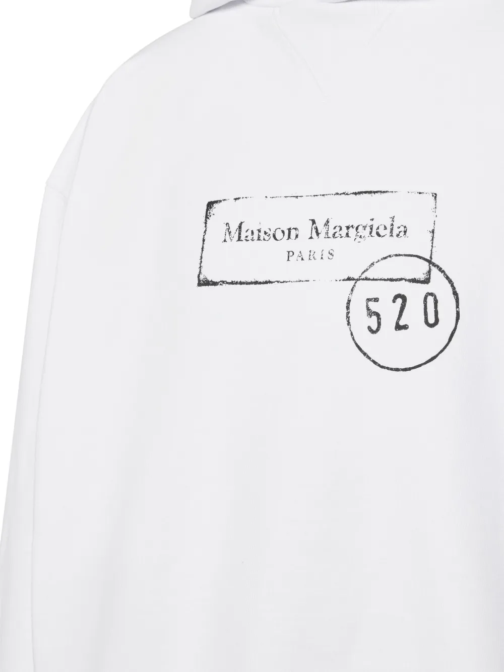Maison Margiela Katoenen hoodie Wit