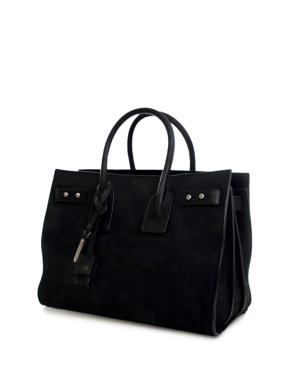 Saint Laurent Pre-Owned Sac de Jour liten krokodilpräglad axelremsväska från 2018 | Pre-Owned | Image 2