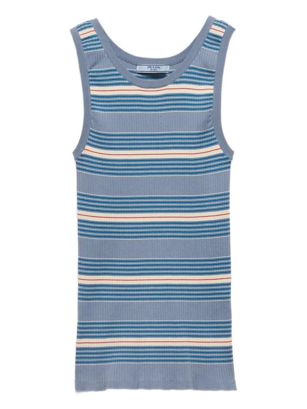 Prada Gestreepte tanktop Blauw