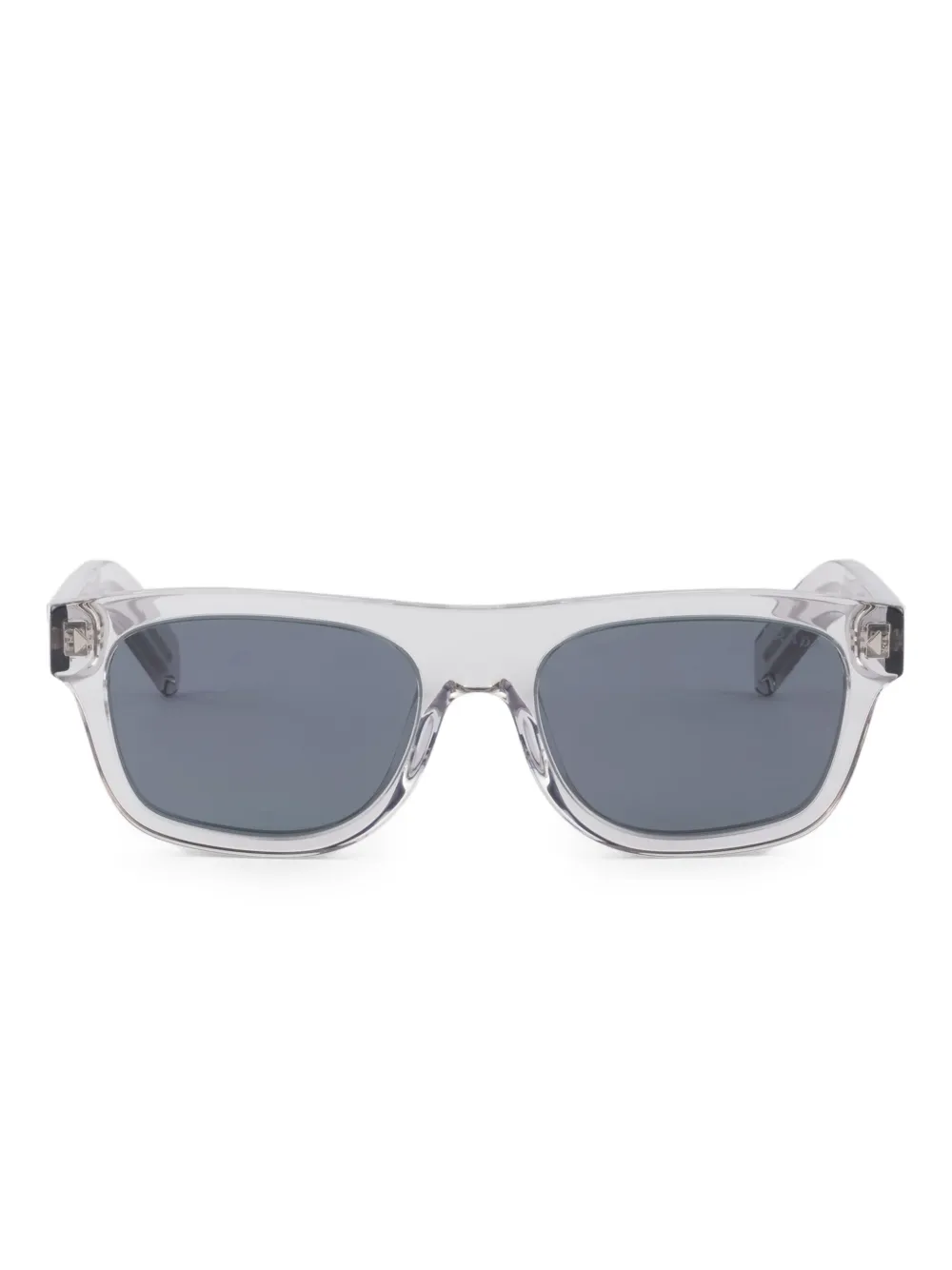 Prada Eyewear Zonnebril met doorzichtig montuur Grijs