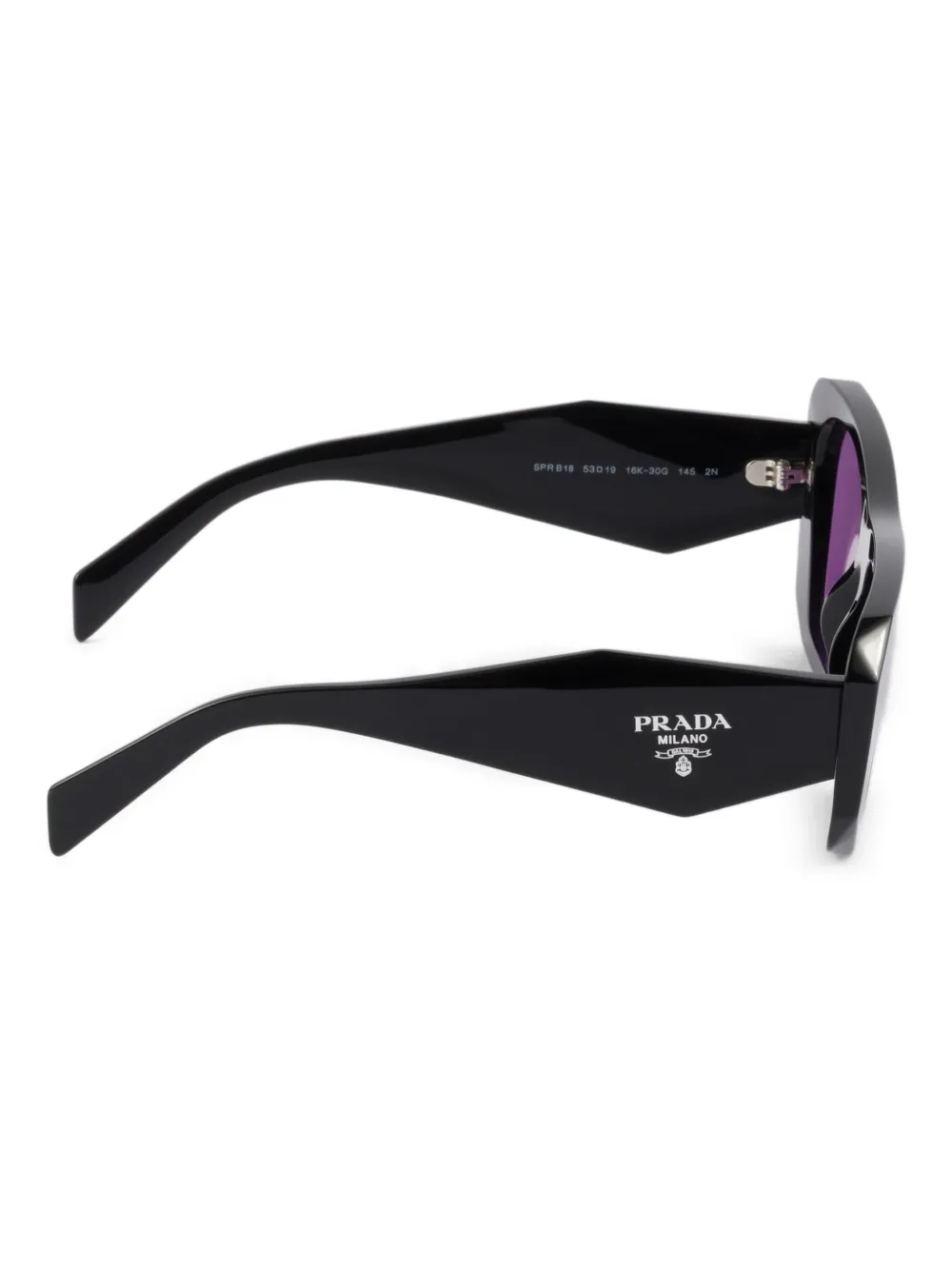 Prada Eyewear Zonnebril Zwart