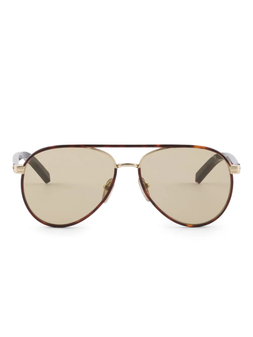 Prada Eyewear Zonnebril met piloten montuur Bruin