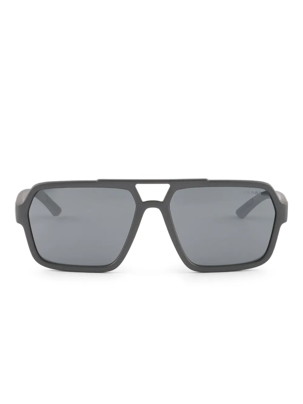 Prada Eyewear Zonnebril met piloten montuur Grijs