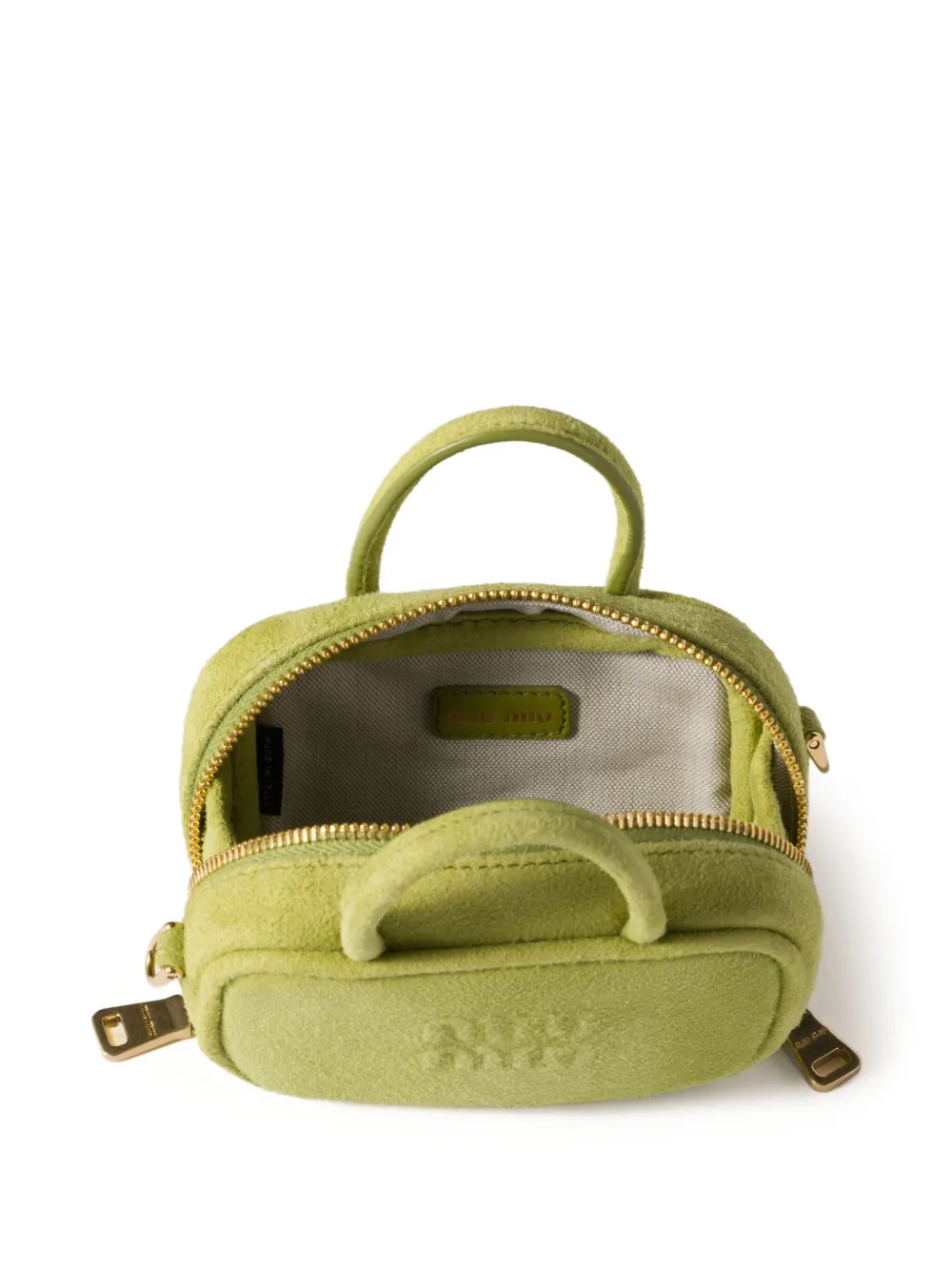 Miu Beau mini-tas Groen