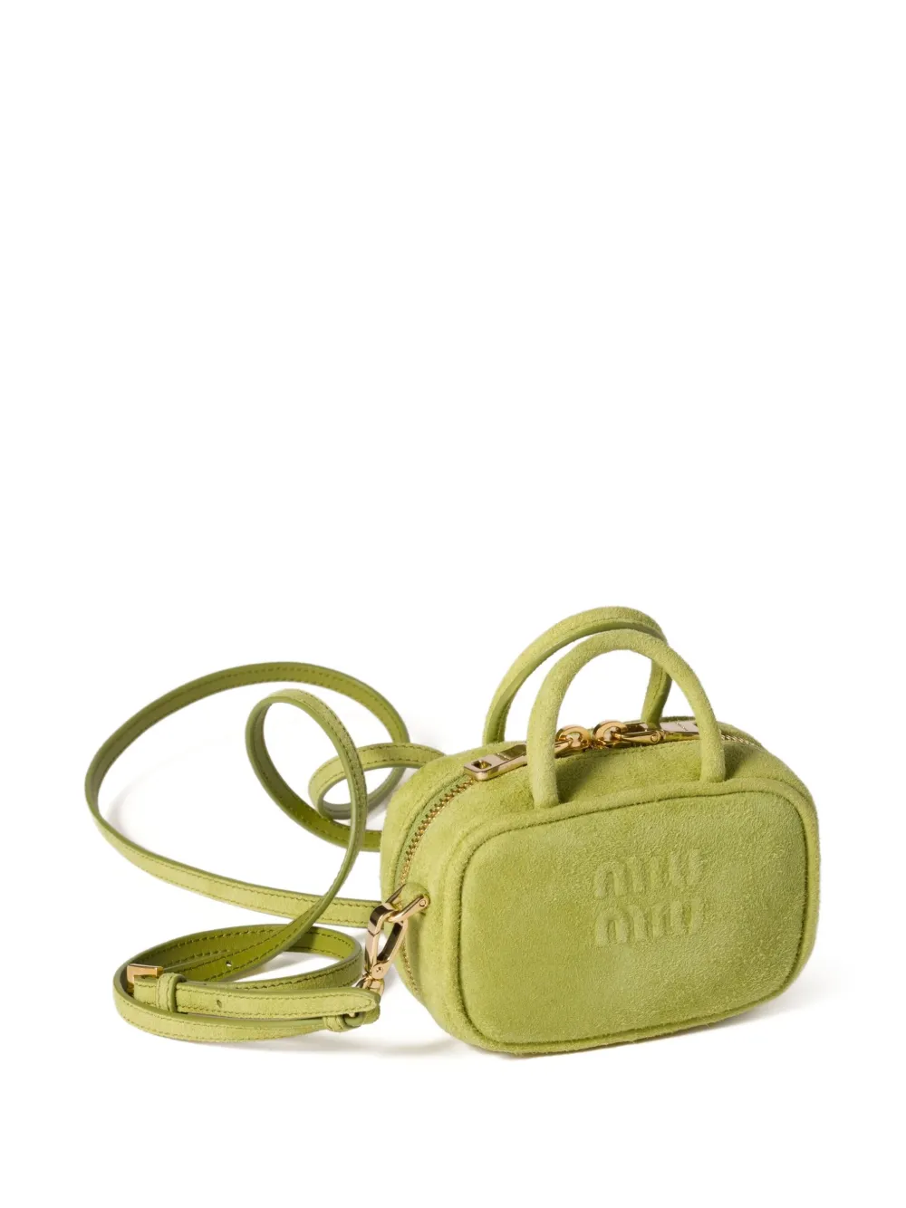 Miu Beau mini-tas Groen